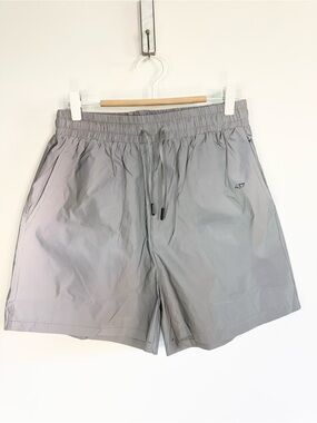 437 Grey Reflector Shorts - Large